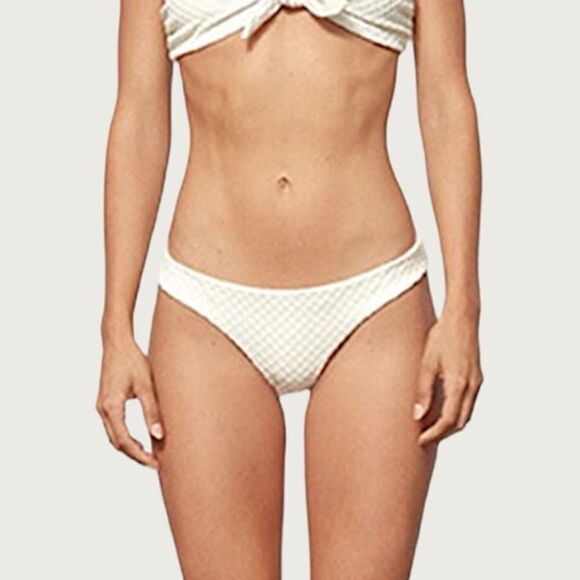 MARA HOFFMAN NWT Kay bikini bottom in Cream Size M - Picture 3 of 6
